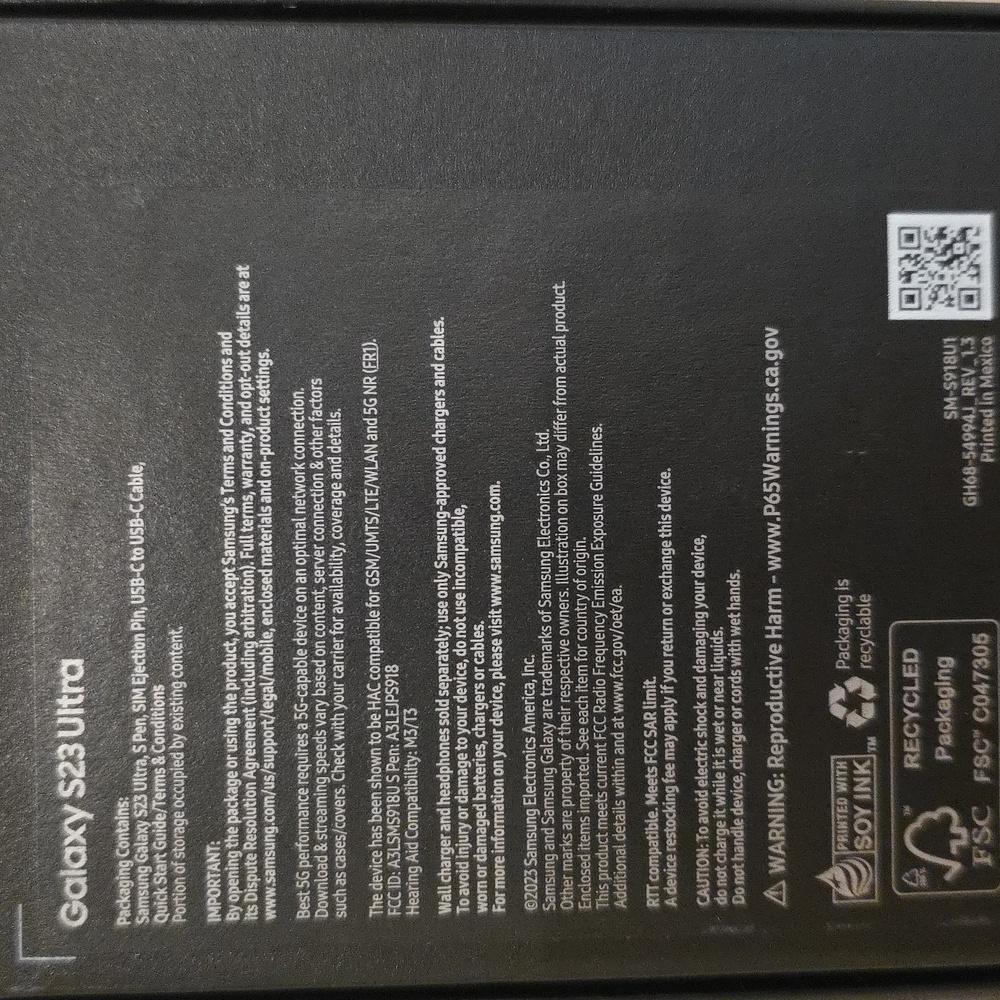 Samsung Galaxy S23 Ultra Smartphone - Lavender - Picture 3 of 10